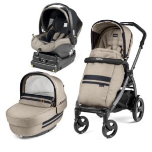 Carucior 3 in 1 Peg Perego Book Plus 51 Titania i-Size Luxe Ecru