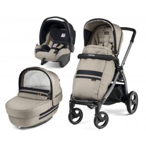 Carucior 3 in 1 Peg Perego Book Plus S Titania  Luxe Ecru