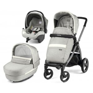 Carucior 3 in 1 Peg Perego Book Plus S Titania Luxe Pure