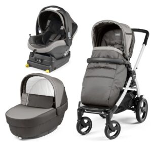 Carucior 3 in 1 Peg Perego Book Plus S Titania i-Size Class Grey