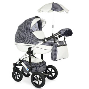 Carucior 3 in 1 Poema White