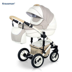 Carucior 3 in 1 Sendo White Beige