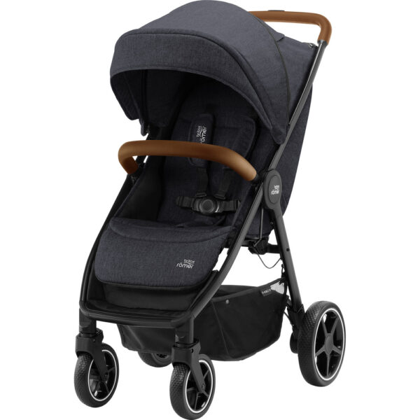 Carucior B-Agile 4 R Black Shadow Brown Britax