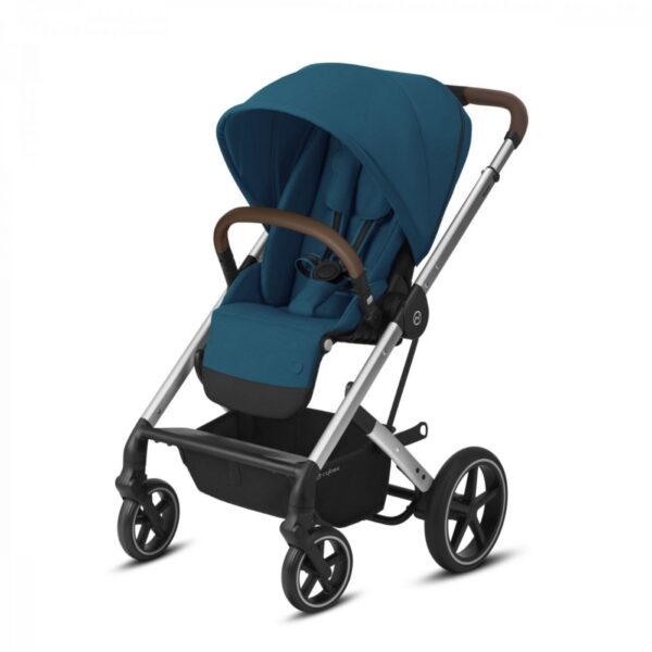 Carucior Cybex Balios S Lux cadru silver River Blue