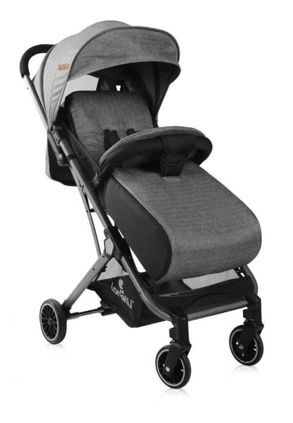 Carucior Fiona cu geanta de transport inclusa Dark Grey