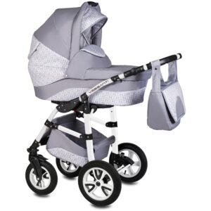 Carucior Flamingo Easy Drive 3 in 1 Vessanti Light Gray