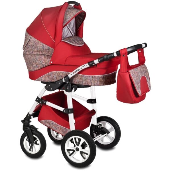 Carucior Flamingo Easy Drive 3 in 1 Vessanti Red