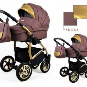 Carucior Gold Lux 3 in 1 Mocca