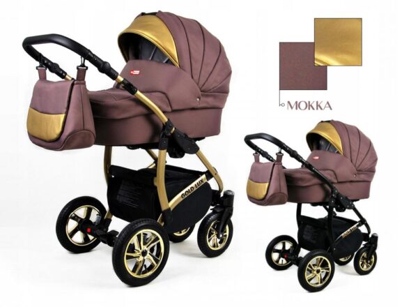 Carucior Gold Lux 3 in 1 Mocca