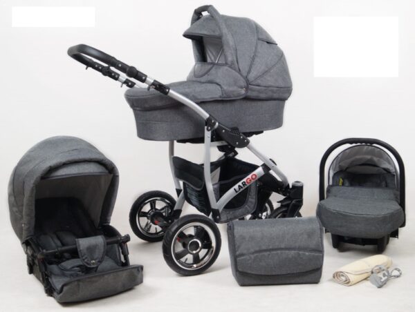 Carucior Largo 3 in 1 Grey Flex