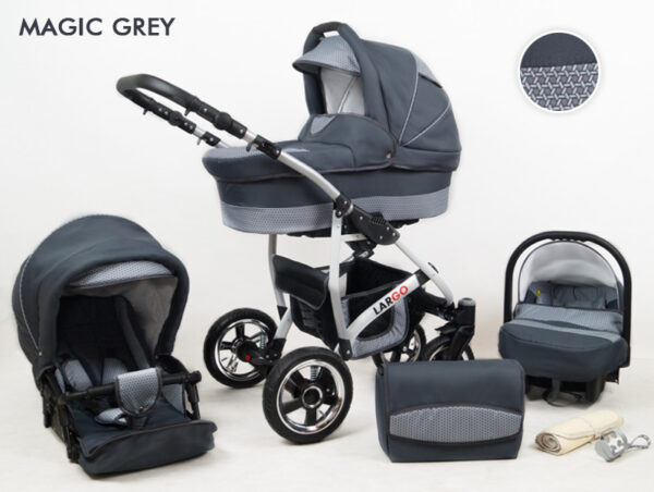 Carucior Largo 3 in 1 Magic Grey