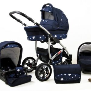 Carucior Largo 3 in 1 Navy Blue Star