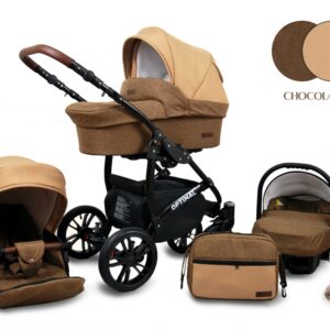 Carucior Optimal 3 in 1 Chocolate