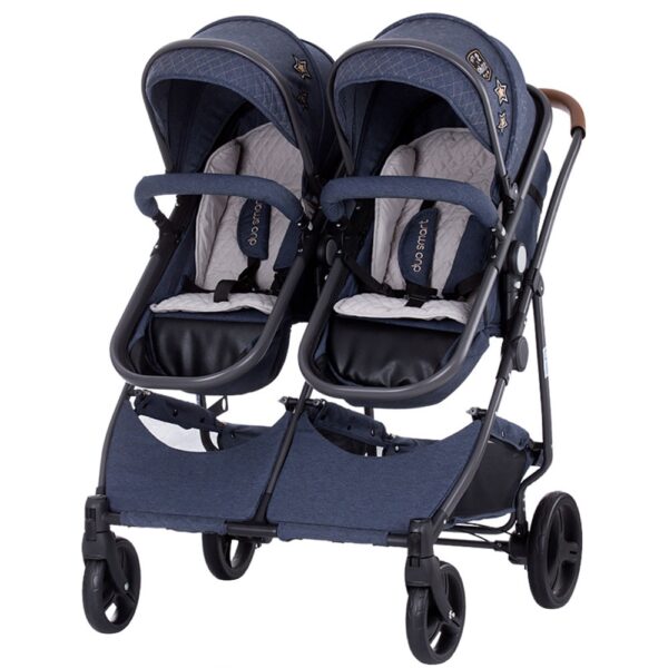 Carucior gemeni Chipolino Duo Smart denim