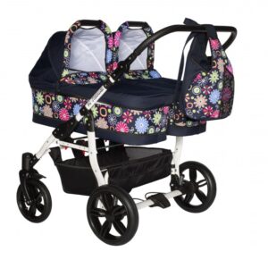 Carucior gemeni Side by Side Pj Stroller 2 in 1 Multicolor