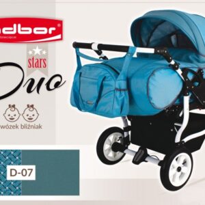 Carucior multifunctional pentru gemeni Adbor DUO Stars D07