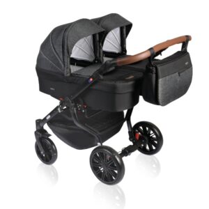 Carucior pentru gemeni 3 in 1 Twin Quick 15 Anthracite