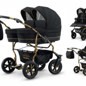 Carucior pentru gemeni Mikado Goldstar GS-01 3 in 1