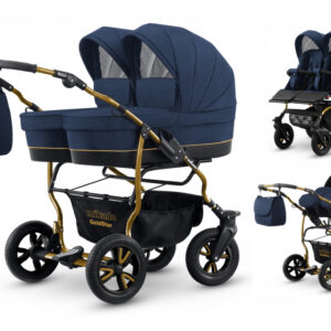 Carucior pentru gemeni Mikado Goldstar GS-14 3 in 1