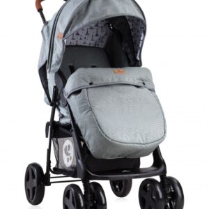 Carucior sport Ines cu husa de picioare Dark Grey Lighthouse