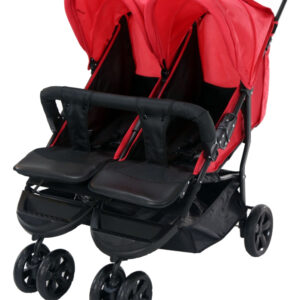 Carucior sport pentru gemeni Asalvo Double Dinamic Red