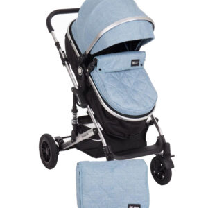 Carucior transformabil KikkaBoo 2 in 1 Amaia Blue