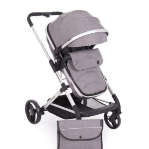 Carucior transformabil KikkaBoo 2 in 1 Amulett Grey