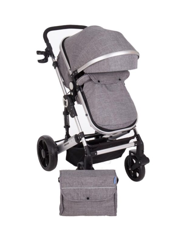 Carucior transformabil 2 in 1 Darling Dark Grey