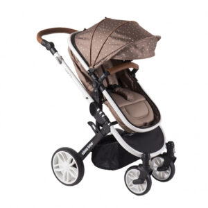 Carucior transformabil 2 in 1 Dotty Brown