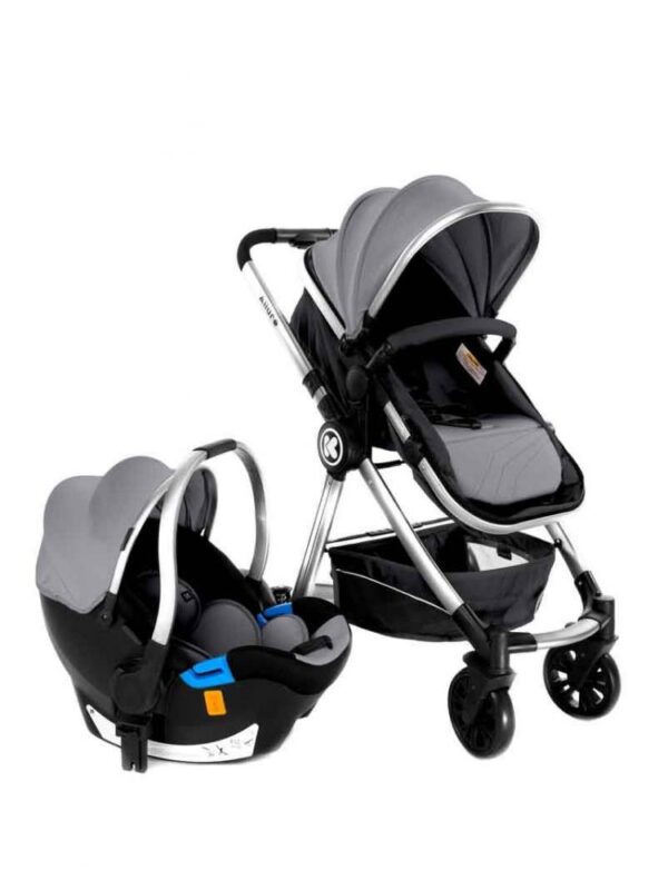 Carucior transformabil 3 in 1 Allure Grey