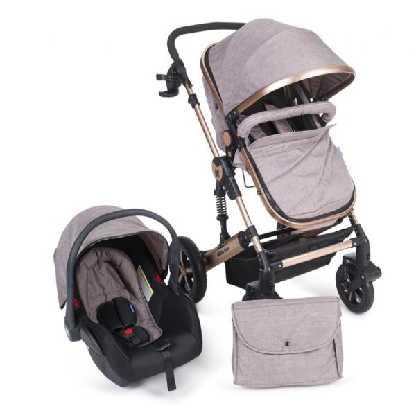 Carucior transformabil 3 in 1 Darling Grey Ribbon