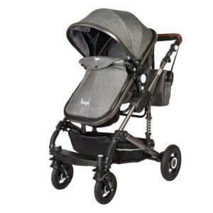 Carucior transformabil 3 in 1 Hapi Riley Grey