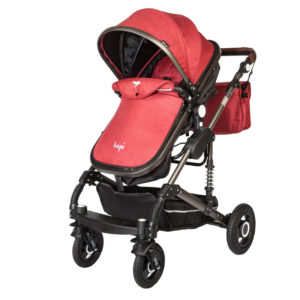 Carucior transformabil 3 in 1 Hapi Riley Red