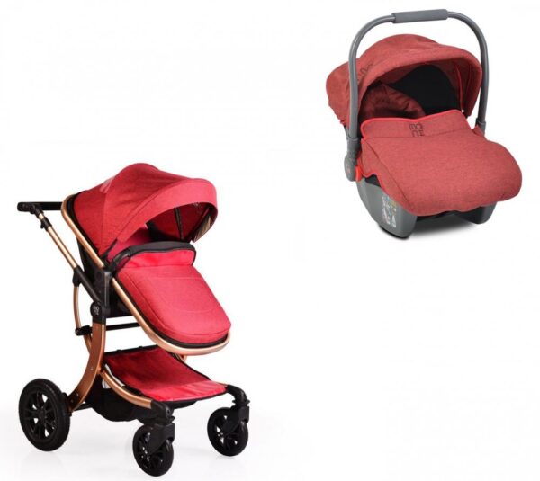 Carucior transformabil 3 in 1 Moni Sofie Red