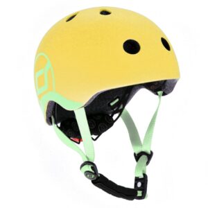 Casca de protectie pentru copii cu sistem de reglare Scoot  Ride Lemon