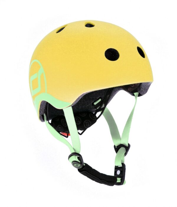 Casca de protectie pentru copii cu sistem de reglare Scoot  Ride Lemon