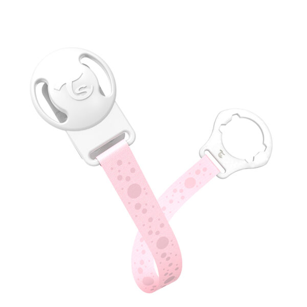 Clips pentru suzeta pastel pink Twistshake