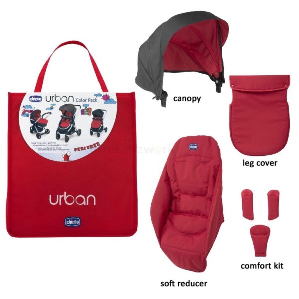 Color Pack Carucior Chicco Urban RedWave