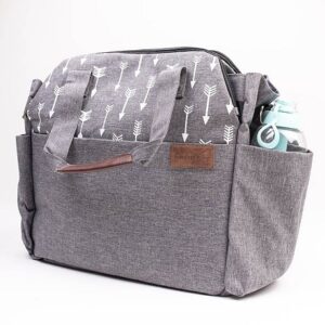 Geanta pentru calatorii 2 in 1 cu 17 buzunare Kinder Hop Space Grey