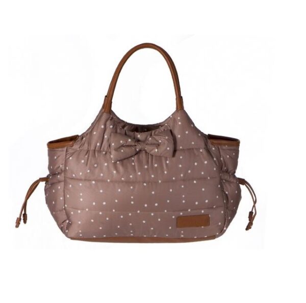 Geanta pentru mamici Mama Bag Dotty Brown