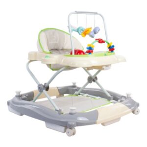 Premergator Sun Baby Pisicuta 021 cu functie de balansoar Green Grey