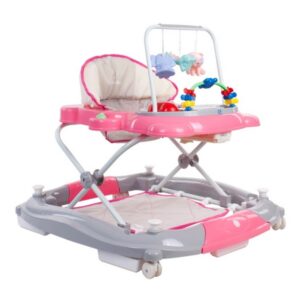 Premergator Sun Baby Pisicuta 021 cu functie de balansoar Pink Grey