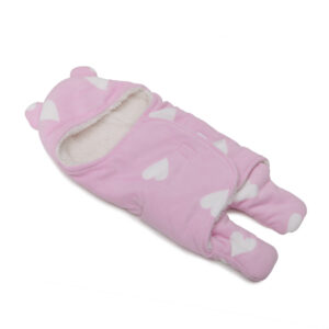 Salopeta bebelus tip Footmuff Baby Bag Cosy Pink