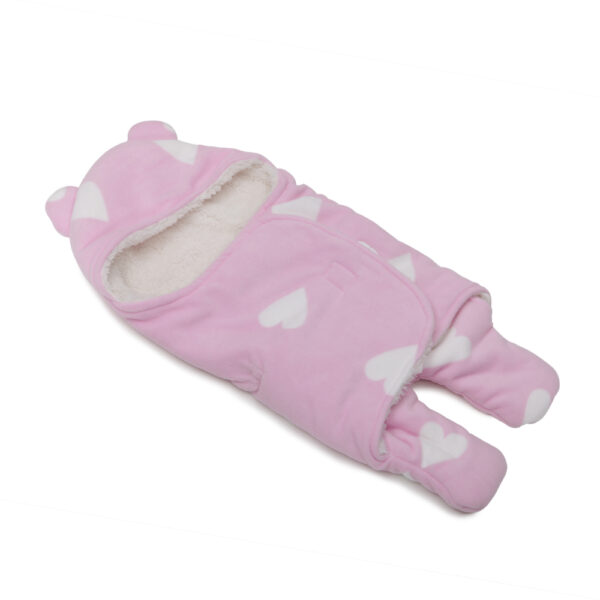 Salopeta bebelus tip Footmuff Baby Bag Cosy Pink