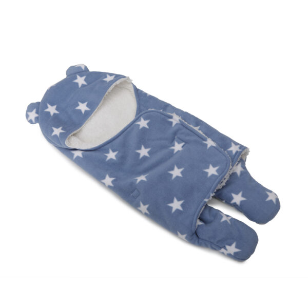 Salopeta bebelus tip Footmuff Baby Bag Cosy Blue