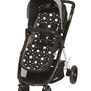 Saltea carucior Comfi Cush Black and White Stars