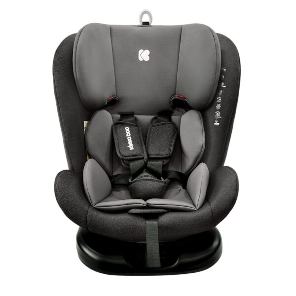 Scaun auto cu isofix 0-1-2-3 (0-36 kg) KikkaBoo Cruz 2020 Black