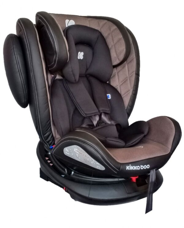 Scaun auto 0-36 kg cu sezut reversibil si isofix KikkaBoo Stark Beige