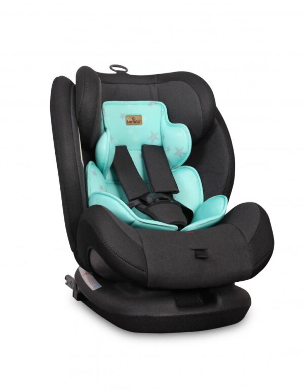 Scaun auto Corsica isofix 0-36 kg Black  Green Stars