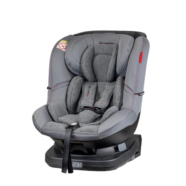 Scaun auto Millo rotativ 360 grade cu Isofix 0-18 kg Gri Coletto